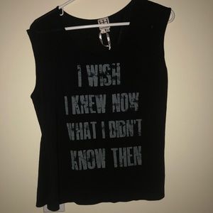 Haute Hippie Sleevless Graphic Top Size Med